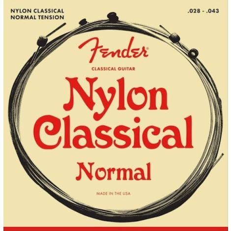 FENDER Nylon Acoustic Strings 130 Clear/Silver Ball End 028-043