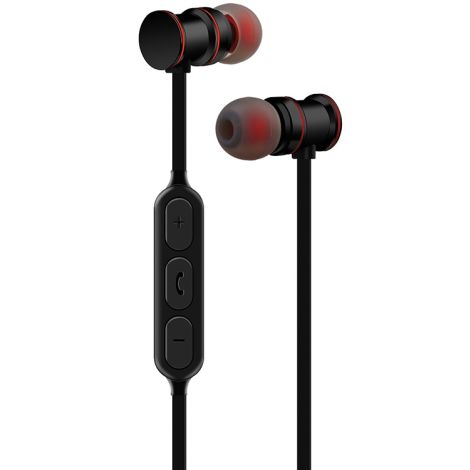 AVLINK Bluetooth Headphones Black Metallic