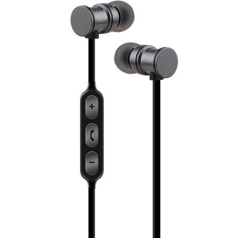 AVLINK Bluetooth Headphones Gray Metallic