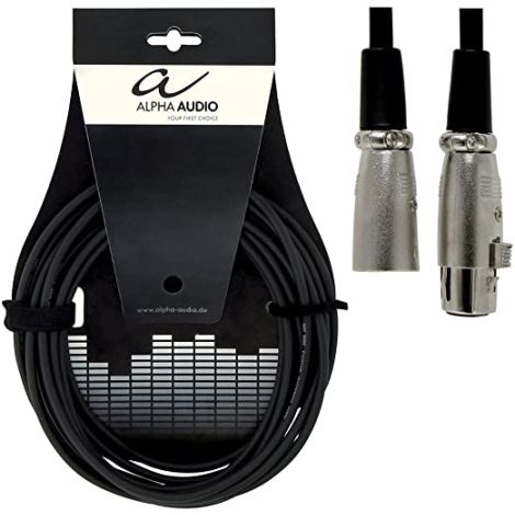 ALPHA Audio Microphone Cable XLR to XLR 3 Metre