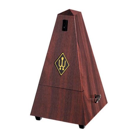 WITTNER METRONOME PLASTIC MAHOGONY COLOUR WITH BELL
