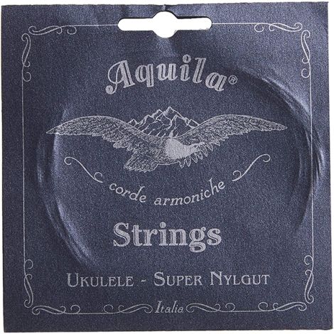 AQUILA 255334 Super Nylgut Tenor Ukulele Strings High G (Black Pack)