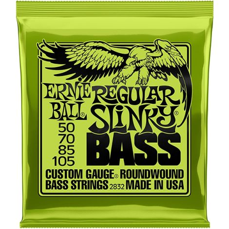 ERNIE BALL 2832 50-105 Regular Slinky Bass Guitar Strings Nickel Wound