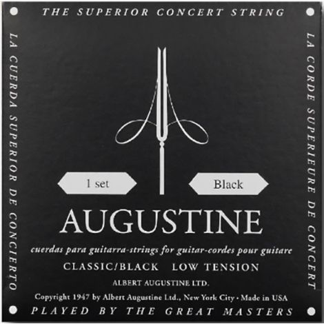 AUGUSTINE STRINGS FOR CLASSIC GUITAR SET BLACK
