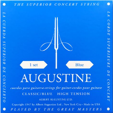 AUGUSTINE Strings for Classic Guitar Set Blue High