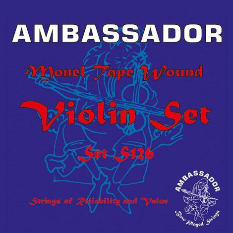 Ambassador Monel 90126 S126 3/4 Violin Strings