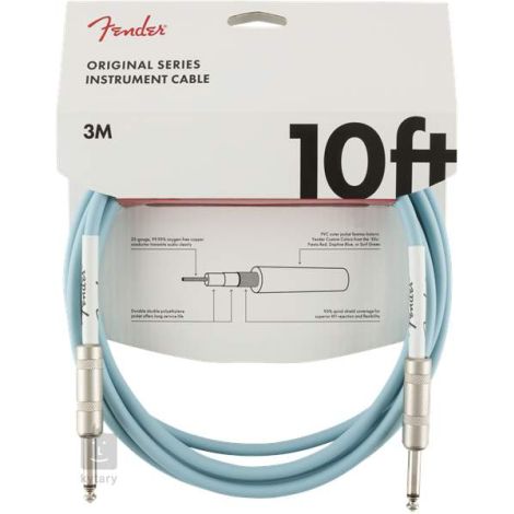 FENDER Original Series Instrument Cable 10'/3M Daphne Blue