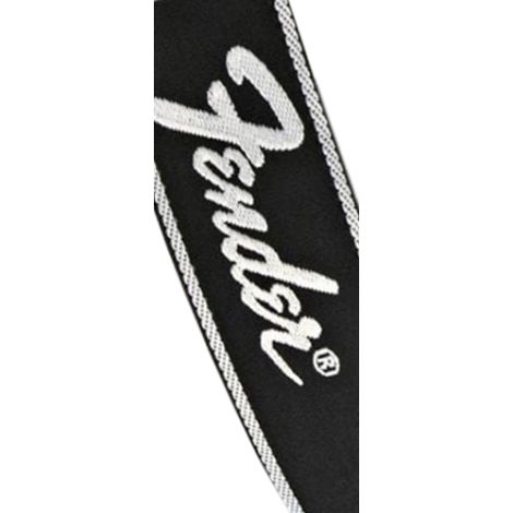 FENDER Running Logo Strap Black