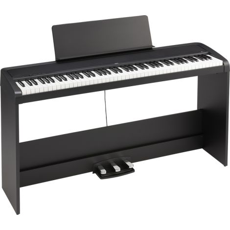 KORG Portable Digital Piano with Stand & PU2 - Black