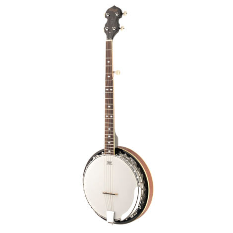 STAGG 5-string Bluegrass Banjo Deluxe with Metal Pot, Left-Handed Model