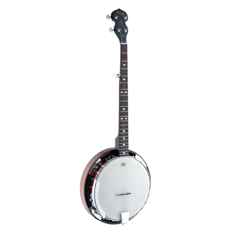 STAGG 5-string Western Banjo Deluxe with Wood Pot