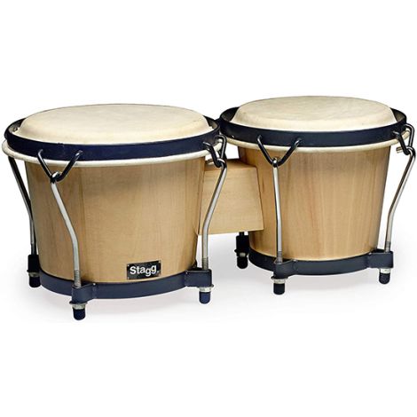STAGG Wood Bongo 6"+7" Natural