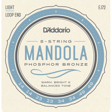 DADDARIO EJ72 14-49 Mandola Strings Phosphor Bronze