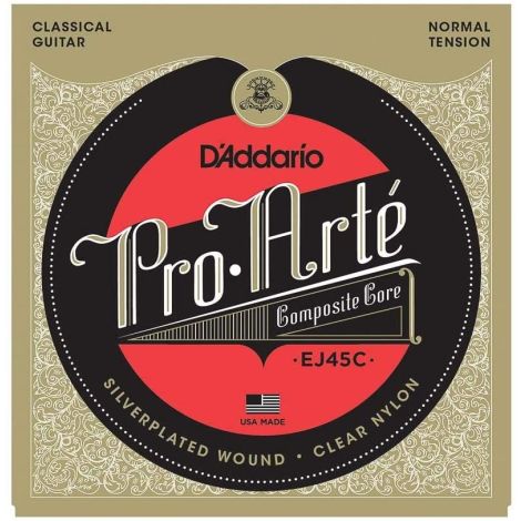 DADDARIO Pro Arte EJ45C 28-44 Normal Tension Classical Guitar String Composite Nylon