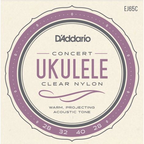 Daddario EJ65C - Concert Ukulele Clear Strings