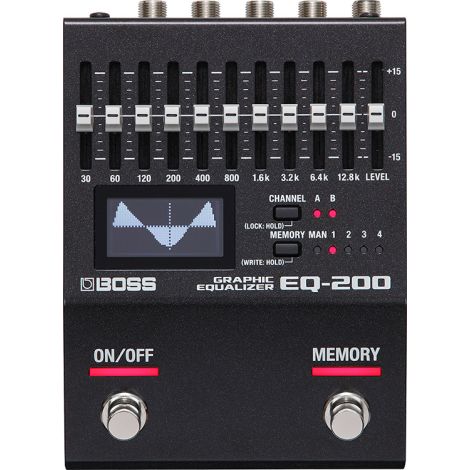 BOSS EQ- 200 Guitar Effects Graphic Equalizer