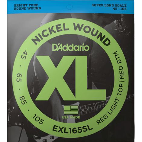 DADDARIO EXl165Sl 45-105 Bass Guitar String Nickel Wound