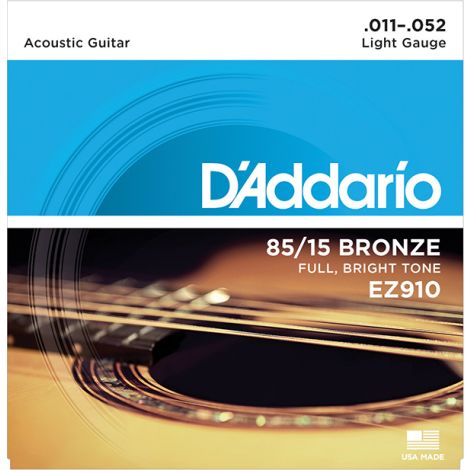 DADDARIO EZ910 11-52 Acoustic Guitar Strings Bronze