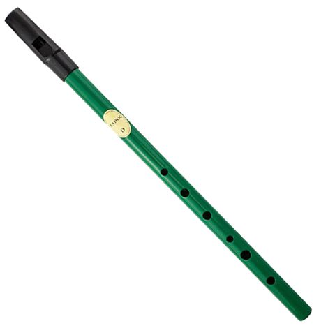 FEADOG Green D Whistle Pack With Black Top