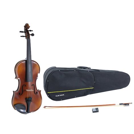 GEWA VL1 Violin 4/4  w/ Setup Shaped Case Massaranduba Bow Alpha Yue