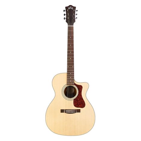 GUILD OM-240-Ce Natural Electric Acoustic Guitar
