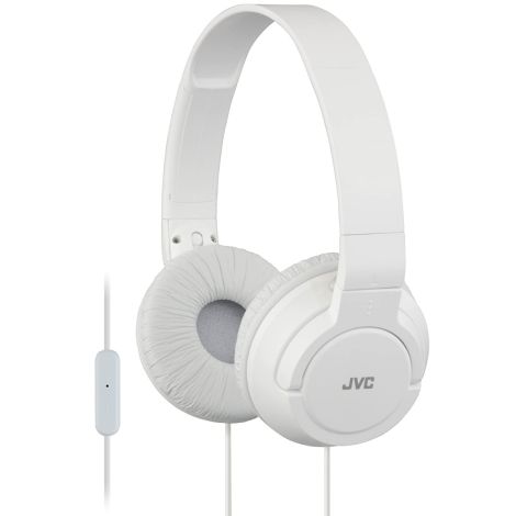 JVC HASR185WE White On Ear + Mic Foldable H/P