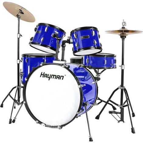 Hayman Start Series 5-piece drum kit HM-100-BL Blue