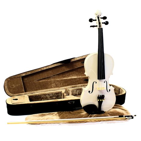 KODA HD-V11-C-WH 3/4 SIZE VIOLIN OUTFIT WITH ALL EBONY PARTS
