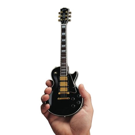 GIBSON GG123 Les Paul Custom Ebony Mini Guitar Replica
