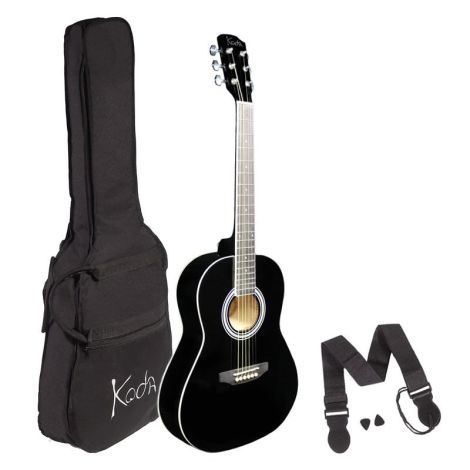 KODA 3/4 Size Acoustic Guitar Pack - Black