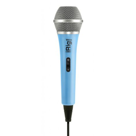 IRIG VOICE Karaoke Microphone Blue