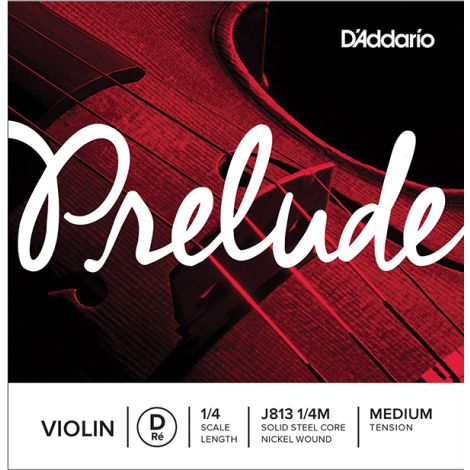 DADDARIO PRELUDE J813 D Violin Single String
