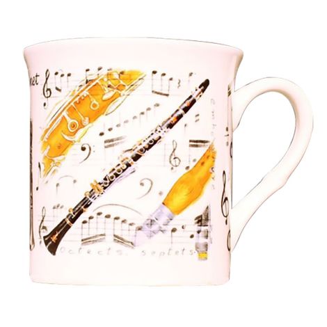 Fine China Mug Clarinet Design