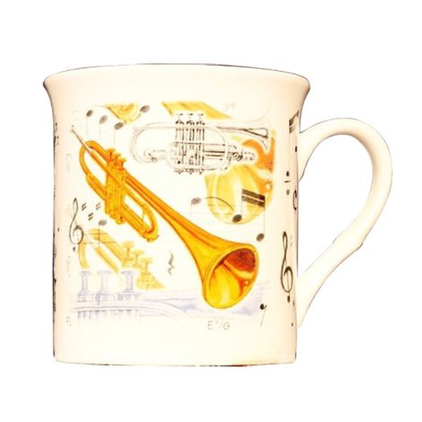 FINE CHINA Mug Trumpet Design