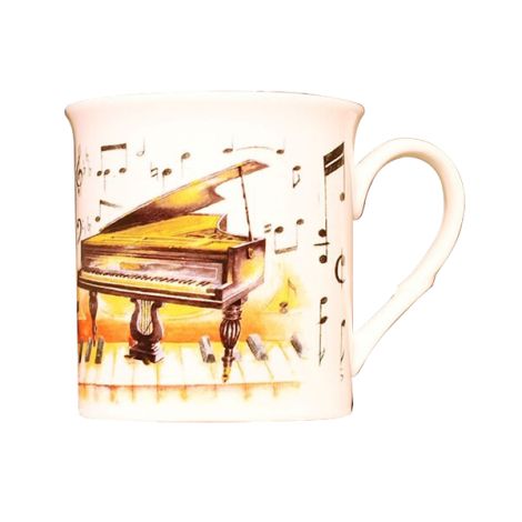 Fine China Mug  Piano Design