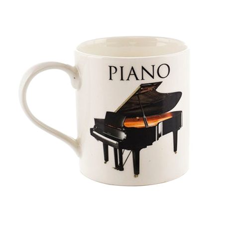 MUSIC WORD Mug Piano