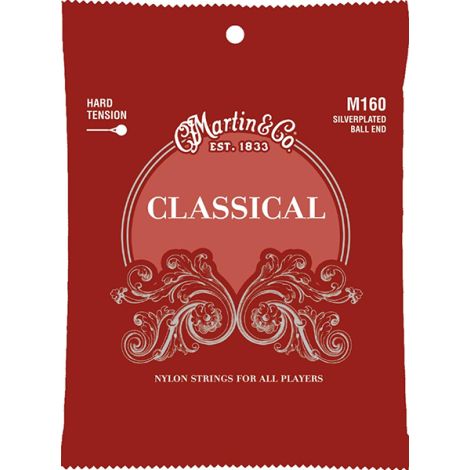 MARTIN M160 28-43 High Tension Classical Guitar Strings Silver Plated