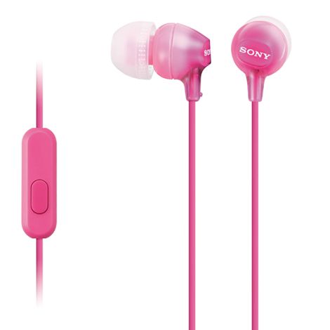 SONY Pink In Ear W/ Smartphone Mic