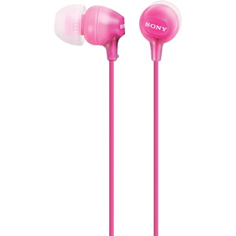 SONY MDR-EX15LP In Ear Earphone Silicon Earbuds Pink
