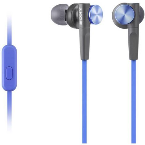 SONY Blue Extra Bass In Ear Headphones