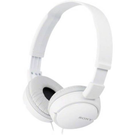 SONY Zx110 Supra Aural Closed Ear Foldable Headphones White