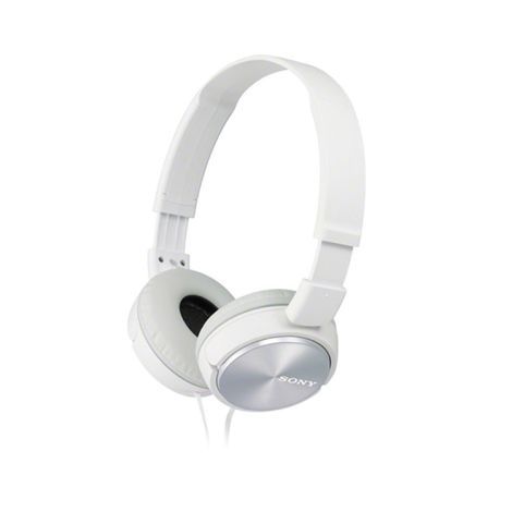 SONY ZX310AP Compact Foldable Headphone with Mic White