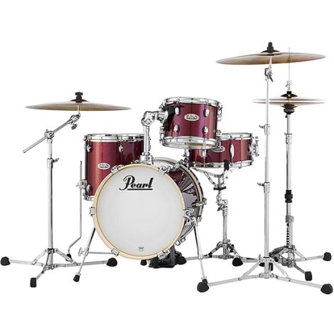 PEARL Drum Kit Midtown Mdt 4 Pieces Shell Pack Black Cherry