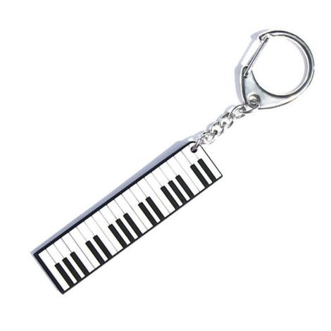 PVC Key Ring Piano Keys