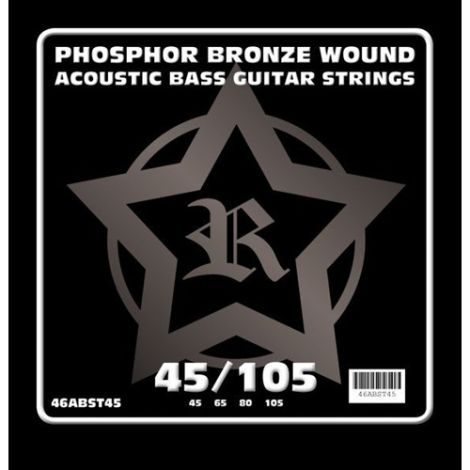 ROSETTI 46ABST45 45-105 ACOUSTIC BASS GUITAR STRINGS NICKEL ROUNDWOUND