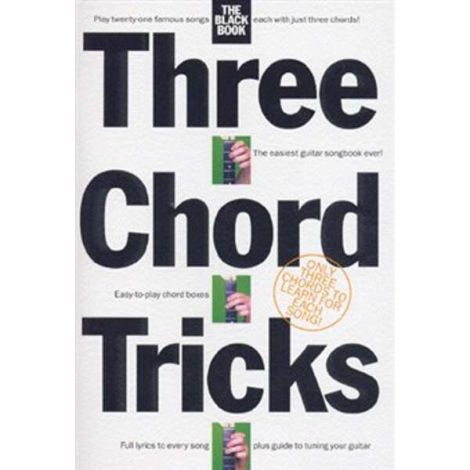THREE CHORD TRICKS THE BLACK BOOK LYRICS & CHORDS BOOK