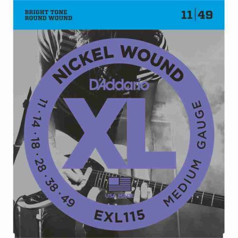 DADDARIO EXL115 Blues 11-49 Electric Guitar Strings Nickel Wound
