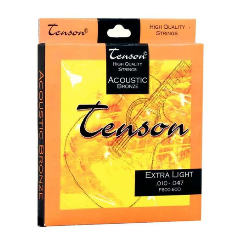 TENSON F600.600 10-47 Acoustic Guitar Strings Phosphor Bronze