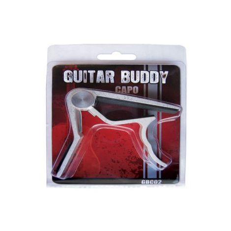 GUITAR BUDDY GBC02S GUITAR CAPO silver