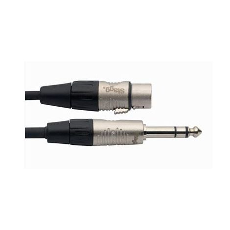 STAGG Cable 1M/3F Audio Stereo PLG XLRF Dl